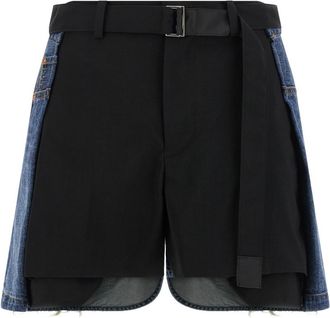 sacai Multicolor Wool Insert Shorts