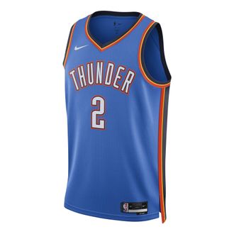 Nike Dri-FIT NBA Shai Gilgeous-Alexander Oklahoma City Thunder Icon Edition Swingman Jersey Signal Blue DN2016-403