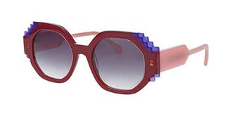 Face &agrave; Face Fizz 1 2921 Womens Sunglasses Burgundy Size 53