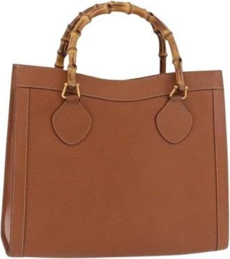 Gucci Pre-owned Tote Bags, female, Brown, Size: ONE SIZE Pre-owned Vintage Tote Bag