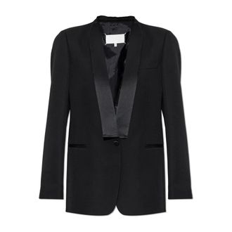 Maison Margiela Dames, Jassen, Zwart, Maat: XS Wol
