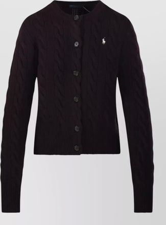 Ralph Lauren wool cashmere cable knit cardigan