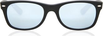 Ray-Ban RB2132 New Wayfarer Flash 622/30 Mens Sunglasses Black Size 52
