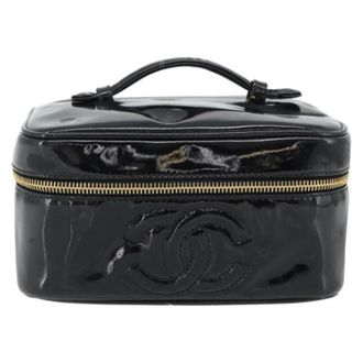 Chanel unisex, Pre-owned, Zwart, Maat: ONE Size Leer