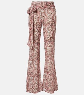 Bananhot Bowie paisley flared pants
