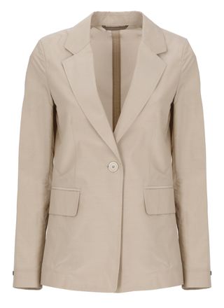 PESERICO Beige Wool Single Breasted Blazer