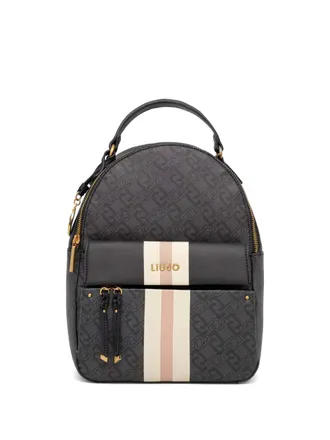Liu Jo Zaino con stampa monogramma - Nero