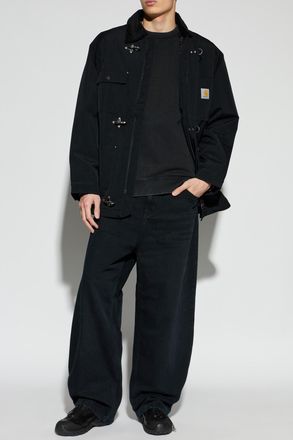 Carhartt Work in Progress Faded Pond Corps Sweatshirt, Mens, Black