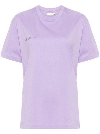 PANGAIA slogan-print T-shirt - women - Organic Cotton - S - Purple