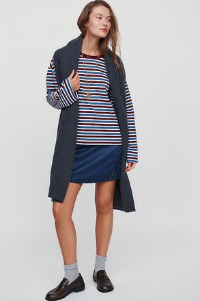Pilcro 100% Cotton Striped Crew Neck Tee