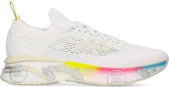 Premiata White Logo Moerun Sneakers