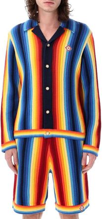 Casablanca Gradient Towelling Effect Jacket