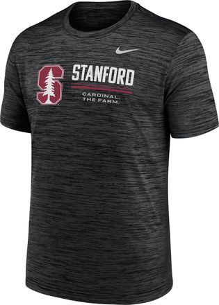 Nike Stanford Sideline Velocity Nike Mens Dri-FIT College T-Shirt in Black | 02ER00ASDN-PCW