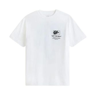 Vans Hombre, Camisetas, Blanco, Talla: S