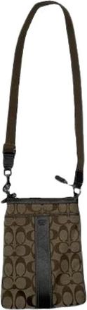 Coach Pre-owned Stoffen Schoudertas - Dames - Vintage Schoudertas - Bruin - ONE Size - Vintage