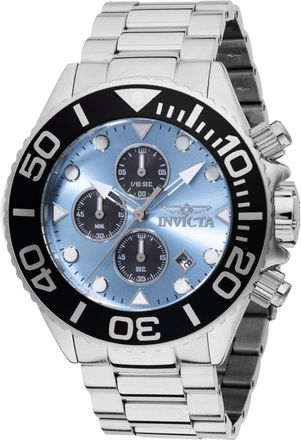 Invicta Grand Diver 48584 Heren Horloge - Quartz Uurwerk - Roestvrij Staal met blauwe Wijzerplaat - 52mm