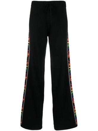 Chinti and Parker Ski Club side-stripe track pants - Black