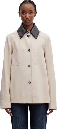 Sportmax Shirt Jacket - Dames - Zomerjassen - Beige - L - Jassen