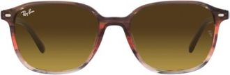 Ray-Ban LEONARD Brown Gradient Square Unisex Sunglasses RB2193 138085 53