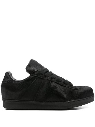 EGONlab. Cush sneakers - men - Calf Hair/Goat Skin/Rubber - 42 - Black