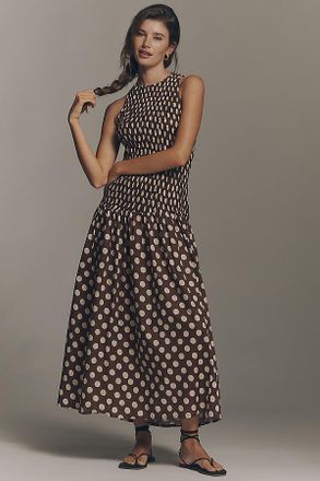 Faithfull The Brand Luisa Smocked Maxi Dress