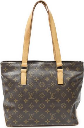 Louis Vuitton Pre-owned Womens Cabas Piano Shoulder Bag - Brown - One Size