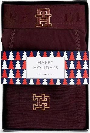 Tommy Hilfiger Mens Tommy Hilfiger TRUNK & SOCK SET Mens Gift Sets Deep Burgundy/ Deep Burgundy - Red - Size: 32/30/31