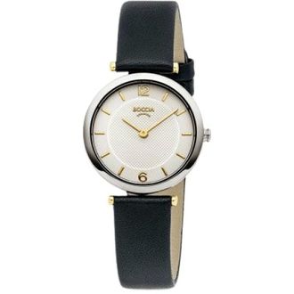 Boccia Elegant Horloge - unisex - Accessoires - Veelkleurig - Maat: ONE Size Leer