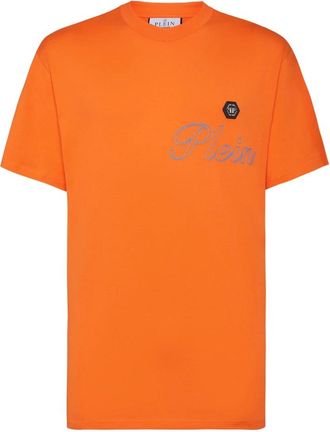 Philipp Plein Heren, Tops, Oranje, Maat: 2XL Jersey