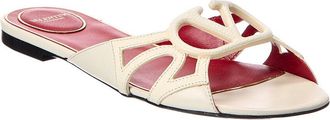 Valentino Vlogo Signature Leather Sandal