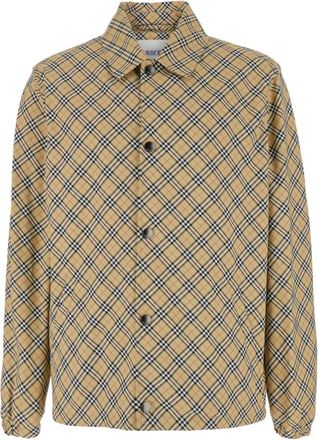 Burberry Heren, Jassen, Beige, Maat: M Poliester