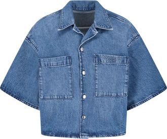 Alexander Wang Crop Shirt - Blue