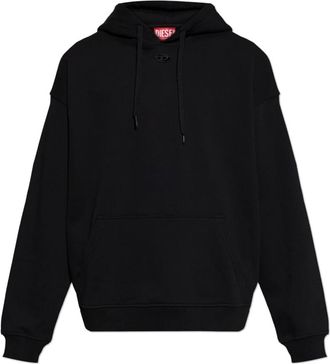 Diesel Hoodie - Heren - Hoodies - Zwart - S - Katoen - Hoodies & sweatvesten