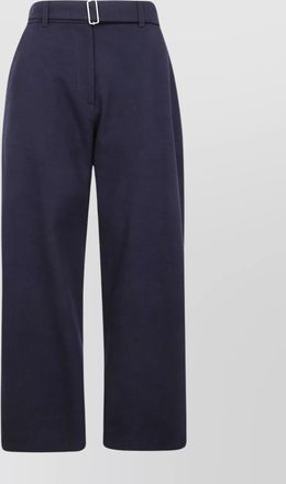 STUDIO NICHOLSON wide leg belted pant pockets