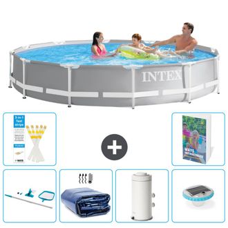 Intex Piscina Prism Frame Redonda - 366x76 Cm - 7-piezas S131