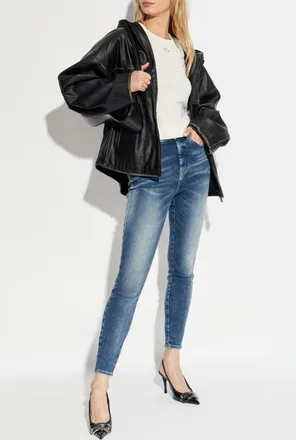 Diesel Top M-ALINE, Womens, Cream