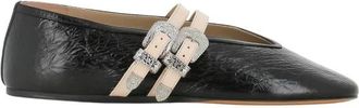 Le Monde Beryl Ballerina - Dames - Ballerinas - Zwart - 37 EU - Leer - Schoenen