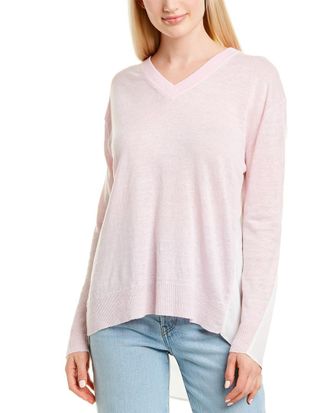In Cashmere Incashmere Mixed Linen Pullover