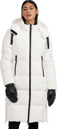 Pajar Womens Zaniah Mixed Media Quilted Puffer with Detachable Hood