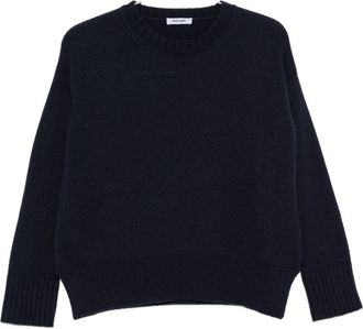 base Basissweater van wol en kasjmier met ronde hals