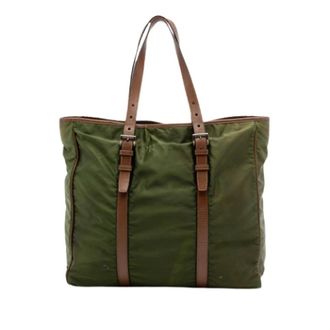 Prada Pre-owned Tote Bags, female, Green, Size: ONE SIZE Pre-owned Vintage Tote Bag