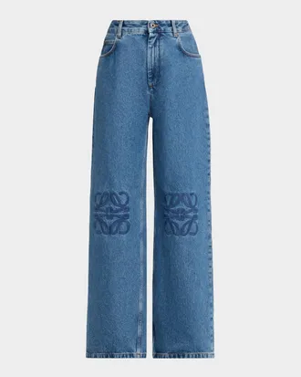 Loewe Anagram Baggy Wide-Leg Jeans