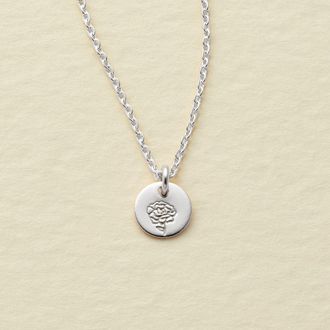 Made by Mary January Birth Flower Necklace
