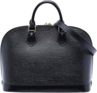 Louis Vuitton Pre-owned Handbags, female, Black, Size: ONE SIZE Pre-owned Alma PM
