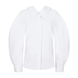 Givenchy Sculpturaal Mouwloos Jasje - Dames - Blouses & Shirts - Wit - Maat: XS