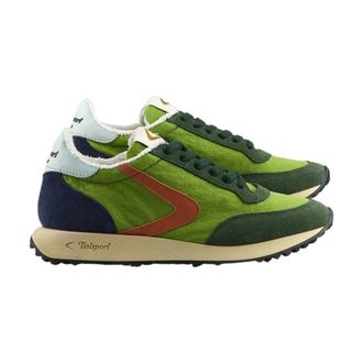 Valsport Sneakers, male, Green, Size: 13 US Vintage Suede Nylon Sneakers Green