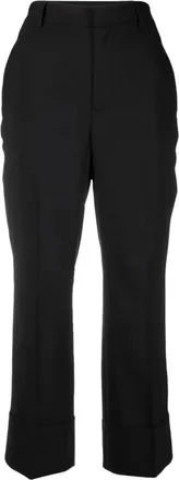 Dsquared2 Black Tailored Flat Front Pant