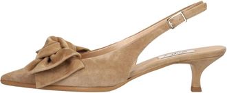 Notre-V Schoenen, Dames, Beige, 40 EU, Leer, Pumps