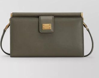 Dolce & Gabbana leather phone clutch bag shoulder strap