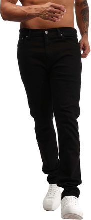 Levi's Heren Levis 512 Slim Tapered Jeans in Zwart